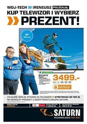 Kup telewizor i wybierz prezent