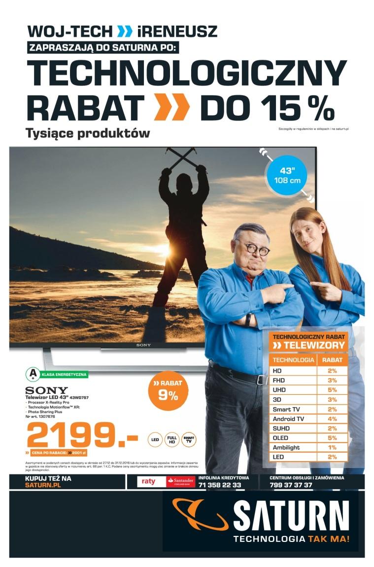 Gazetka promocyjna Saturn str. 1