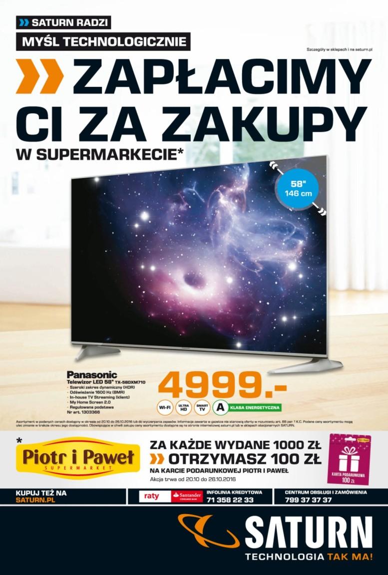 Gazetka promocyjna Saturn str. 1