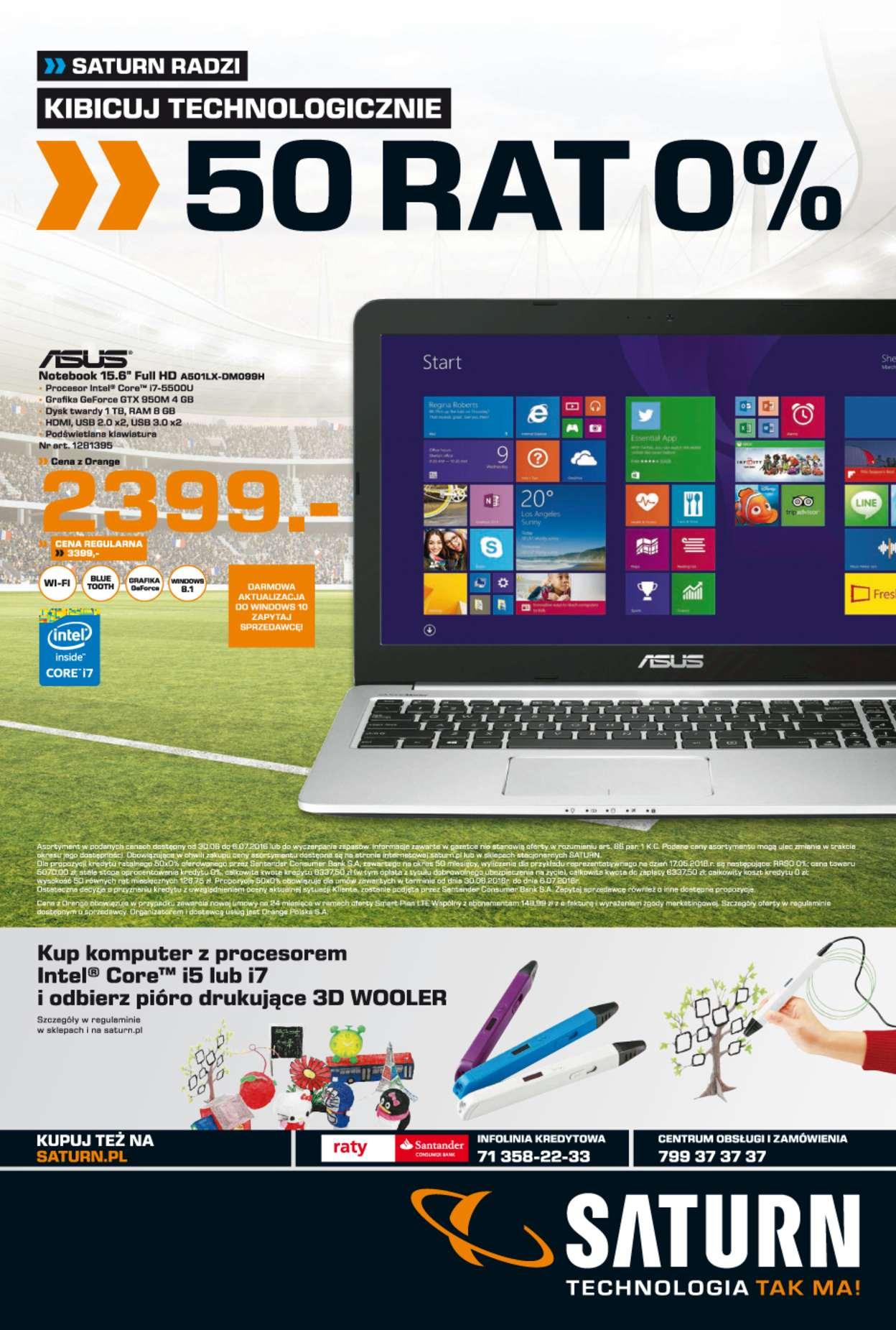 Gazetka promocyjna Saturn str. 1