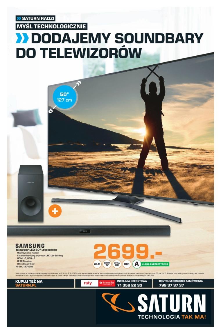 Gazetka promocyjna Saturn str. 1