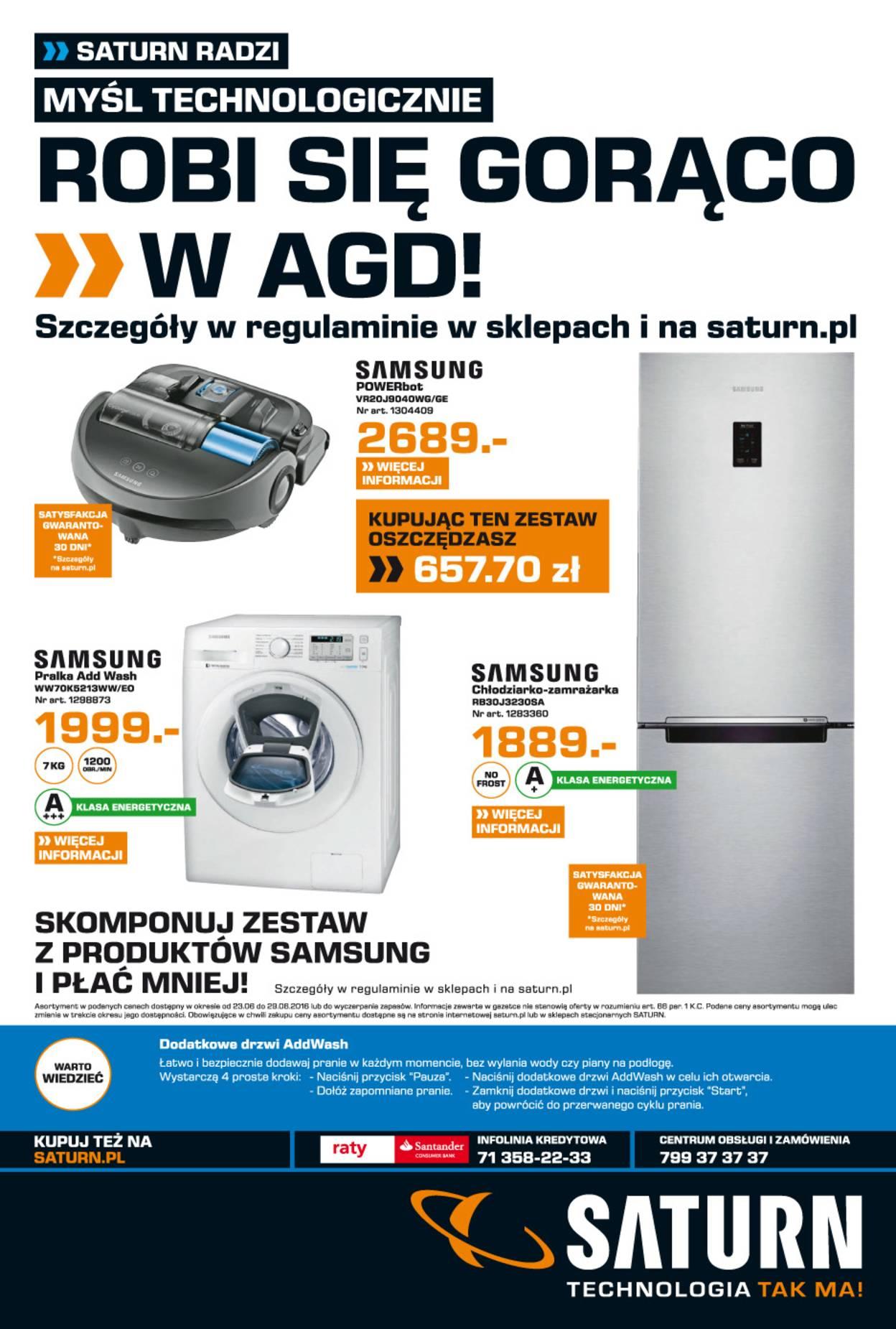 Gazetka promocyjna Saturn str. 1