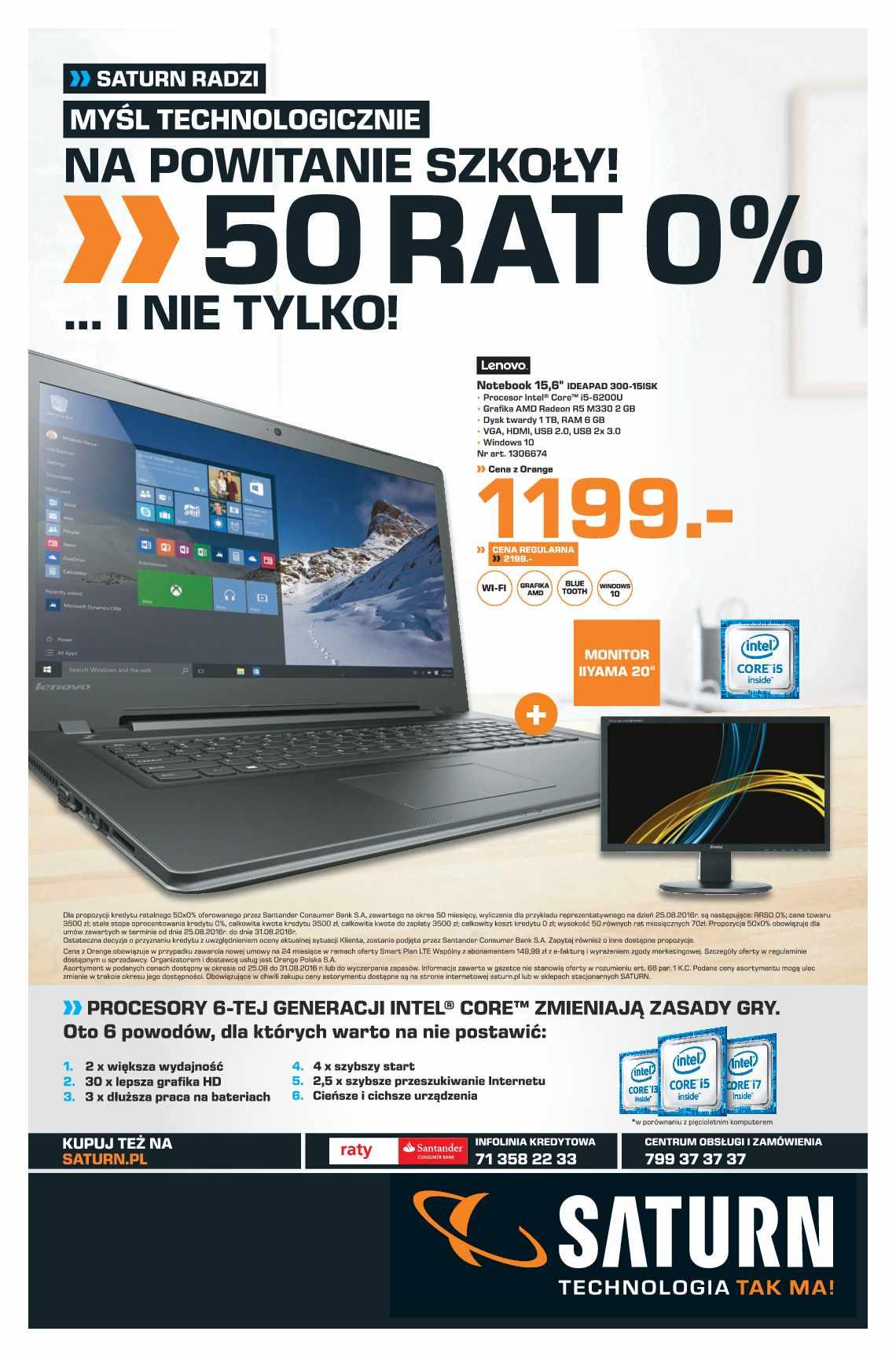 Gazetka promocyjna Saturn str. 1