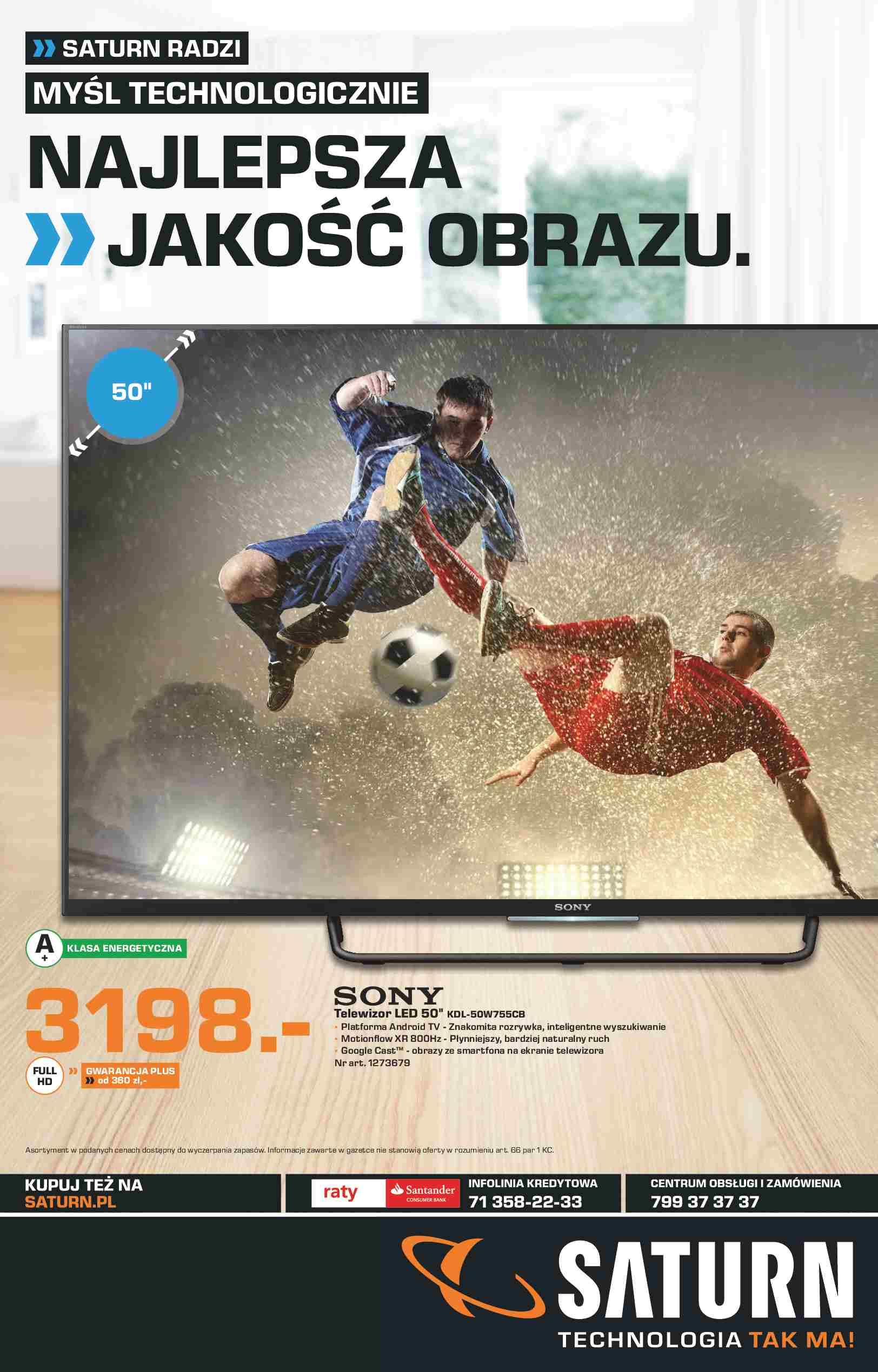 Gazetka promocyjna Saturn str. 1