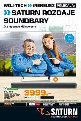 Saturn rozdaje soundbary