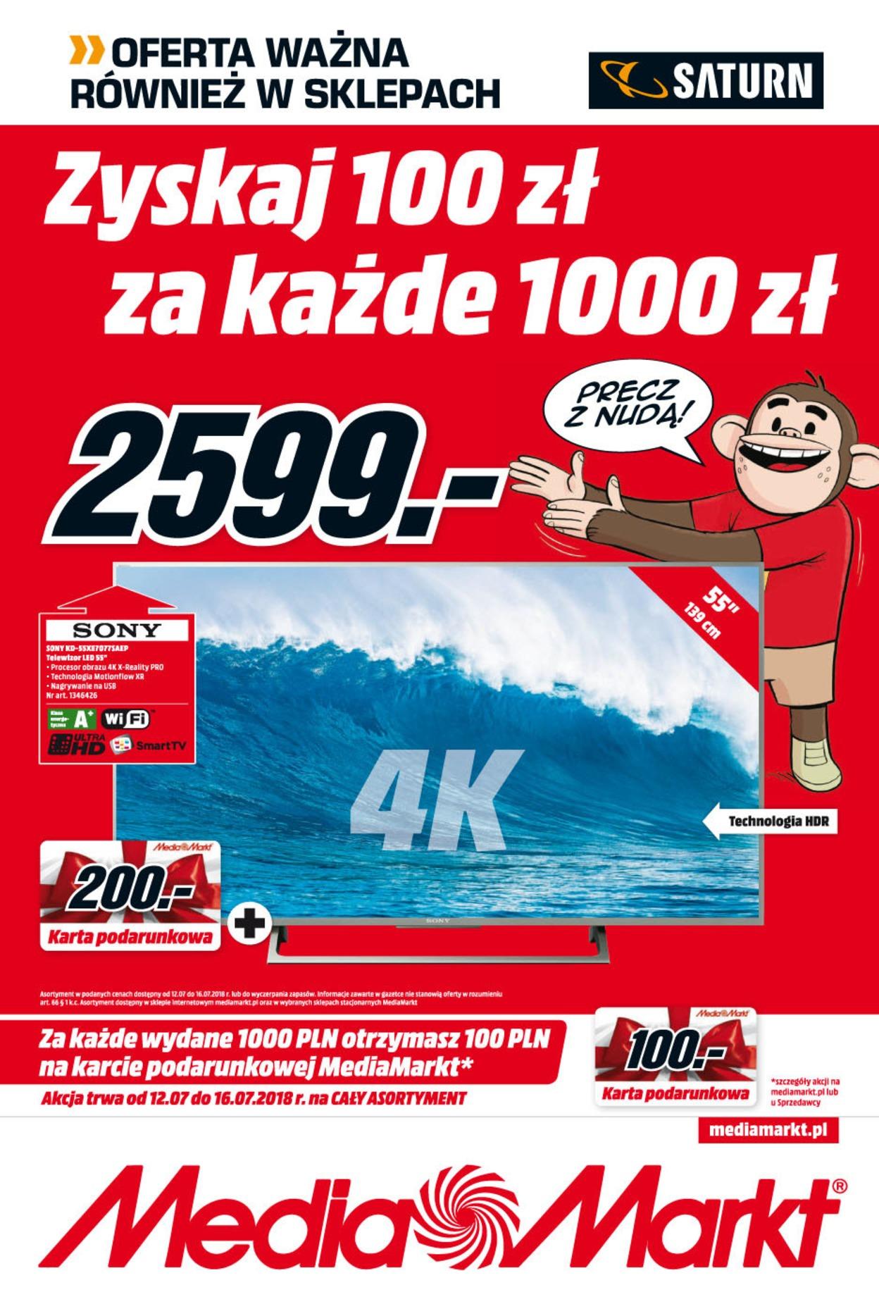 Gazetka promocyjna Saturn str. 1